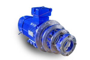 Blue VEM ex db explosionproof motor with flange options